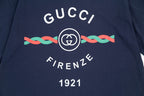 “Firenzc 1921” Double-G Print Short Sleeve T-Shirt