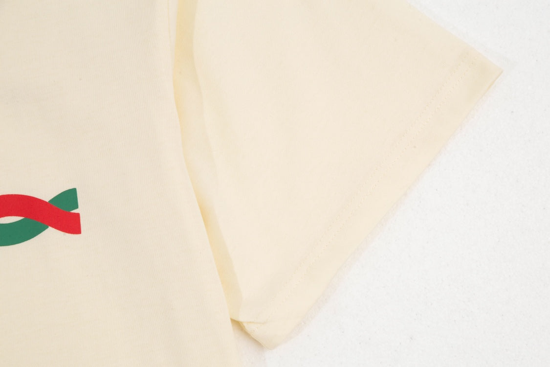 “Firenzc 1921” Double-G Print Short Sleeve T-Shirt