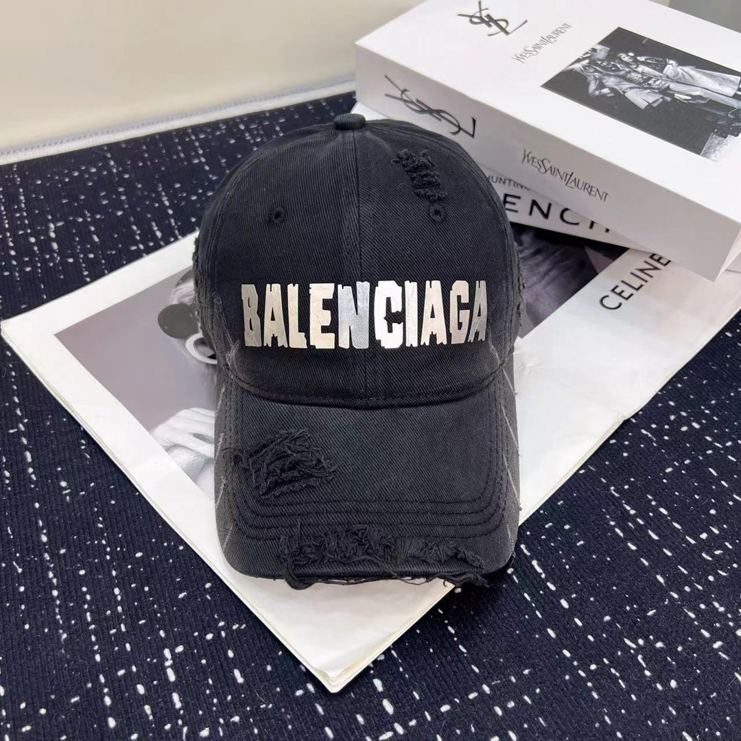 Washed Cotton Distressed Baseball Cap
