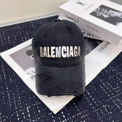 Washed Cotton Distressed Baseball Cap