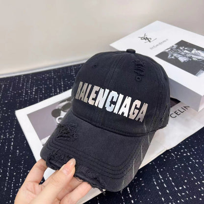 Washed Cotton Distressed Baseball Cap