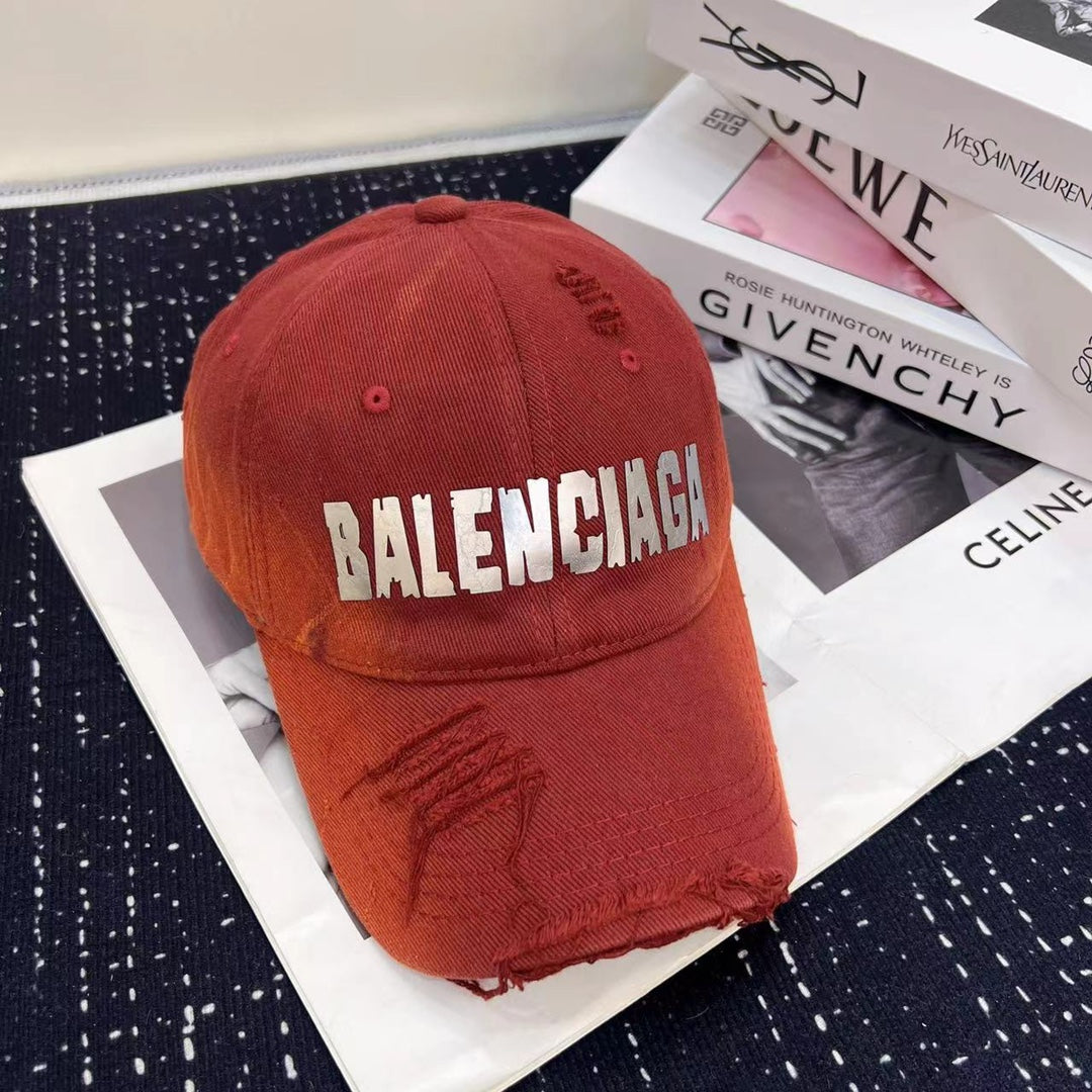 Washed Cotton Distressed Baseball Cap