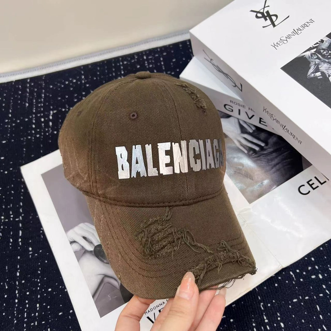 Washed Cotton Distressed Baseball Cap