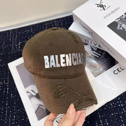 Washed Cotton Distressed Baseball Cap