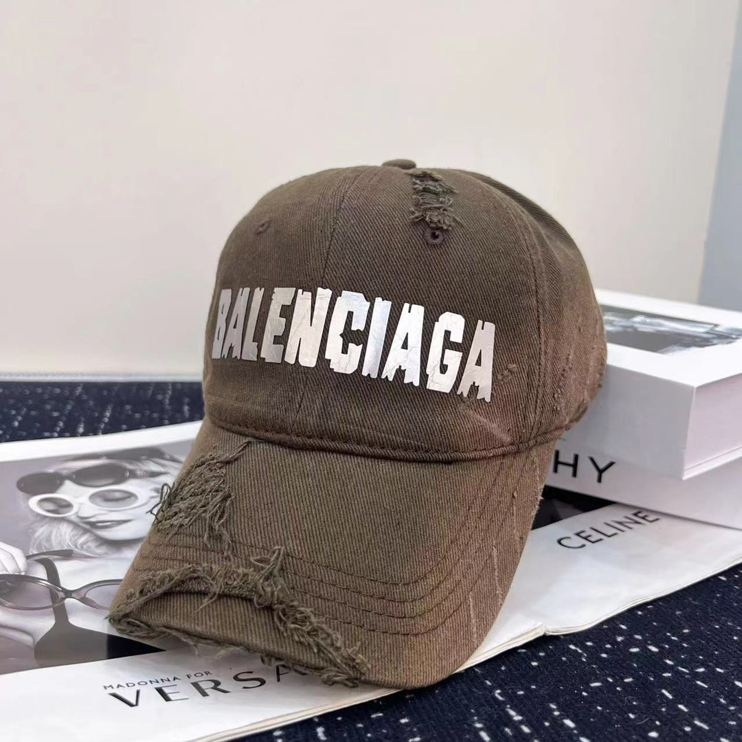 Washed Cotton Distressed Baseball Cap