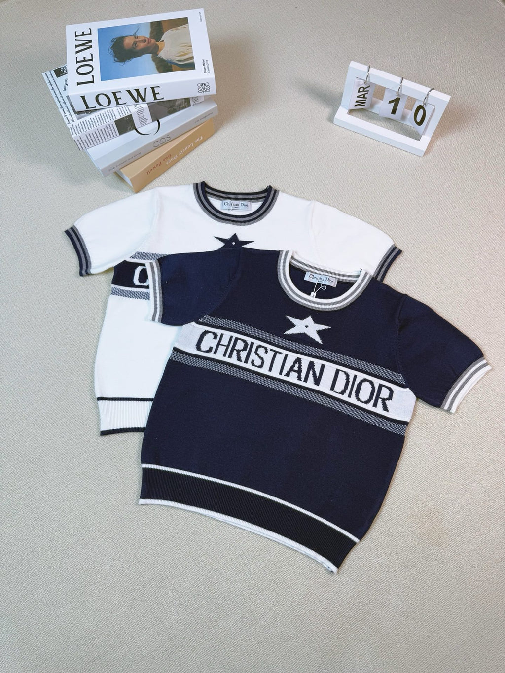 D-Spring Jacquard Knit Logo T-Shirt