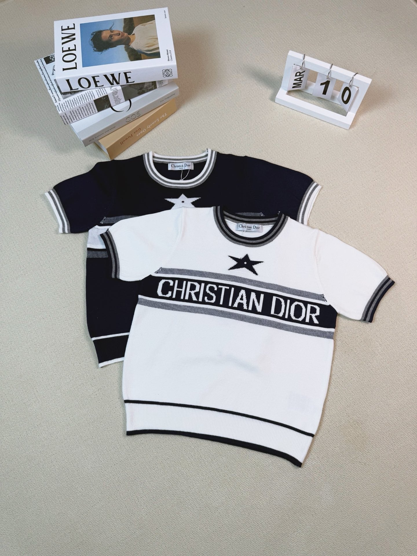 D-Spring Jacquard Knit Logo T-Shirt