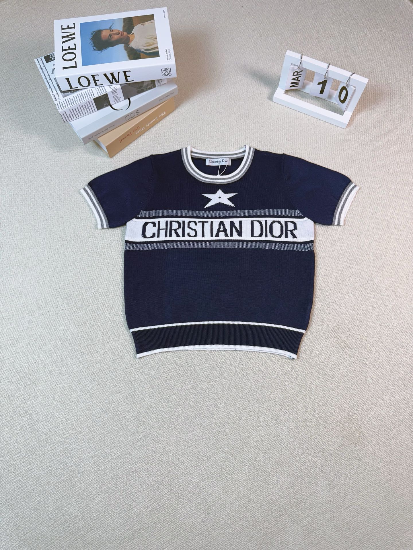 D-Spring Jacquard Knit Logo T-Shirt