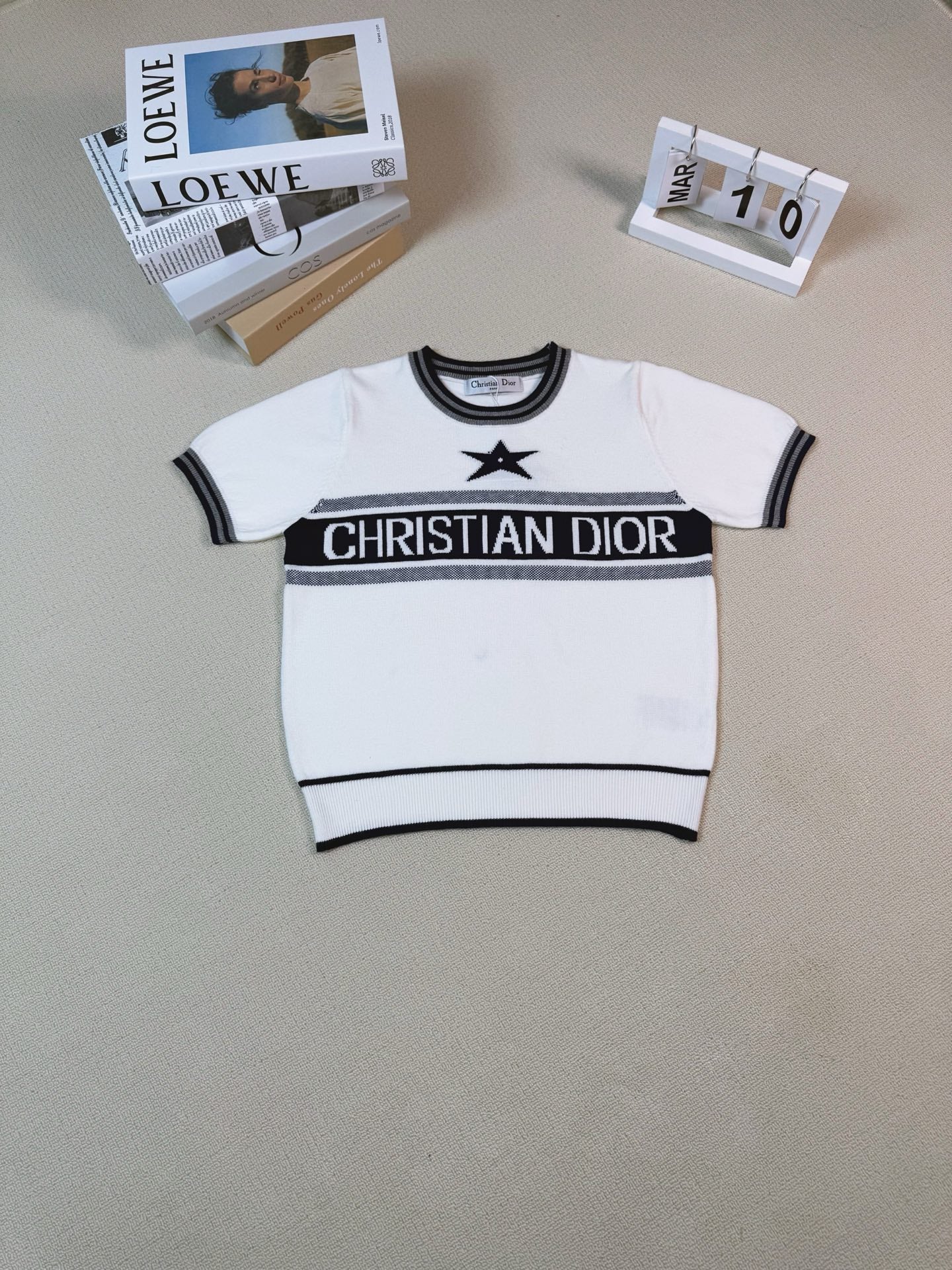 D-Spring Jacquard Knit Logo T-Shirt