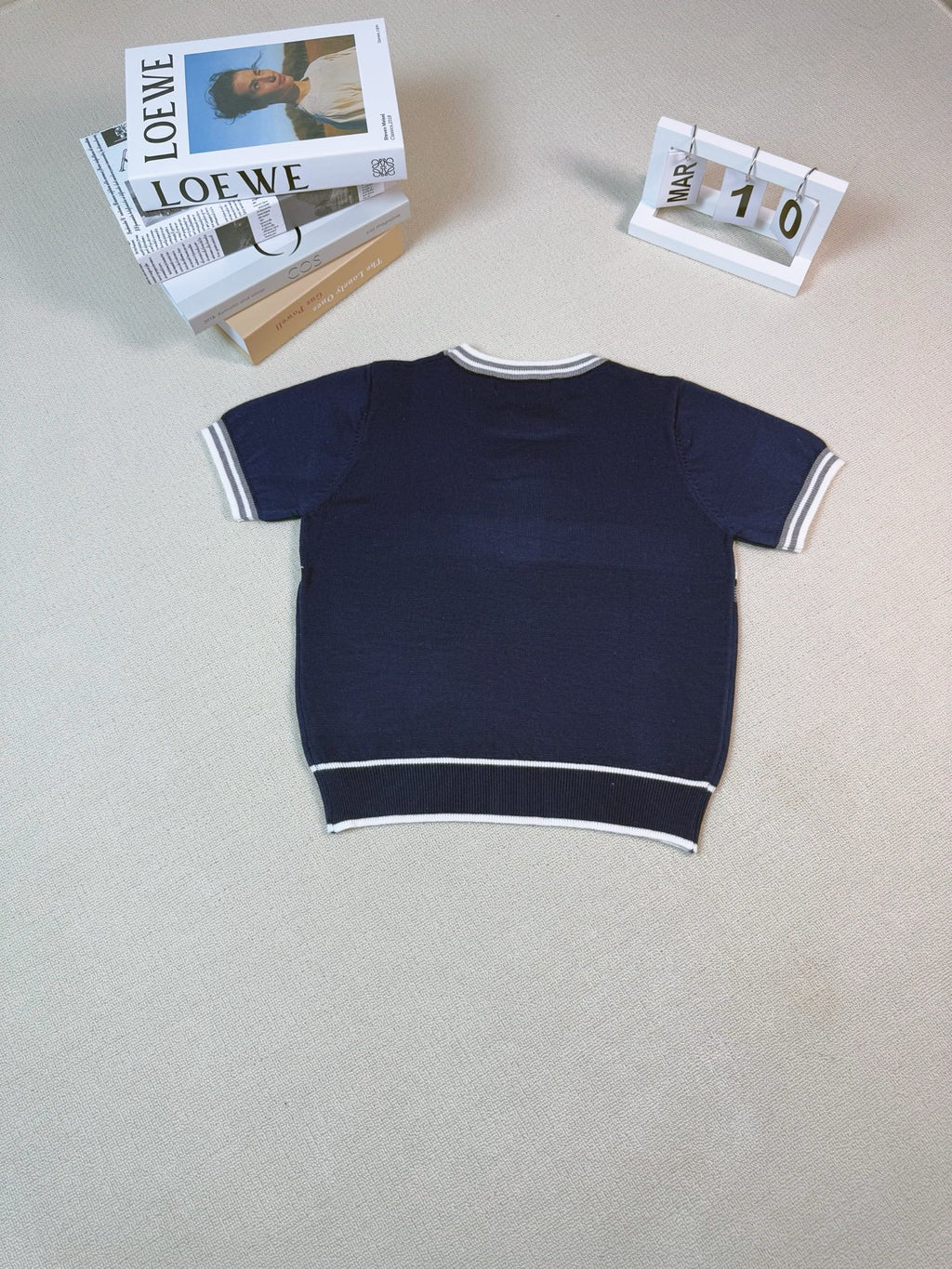 D-Spring Jacquard Knit Logo T-Shirt