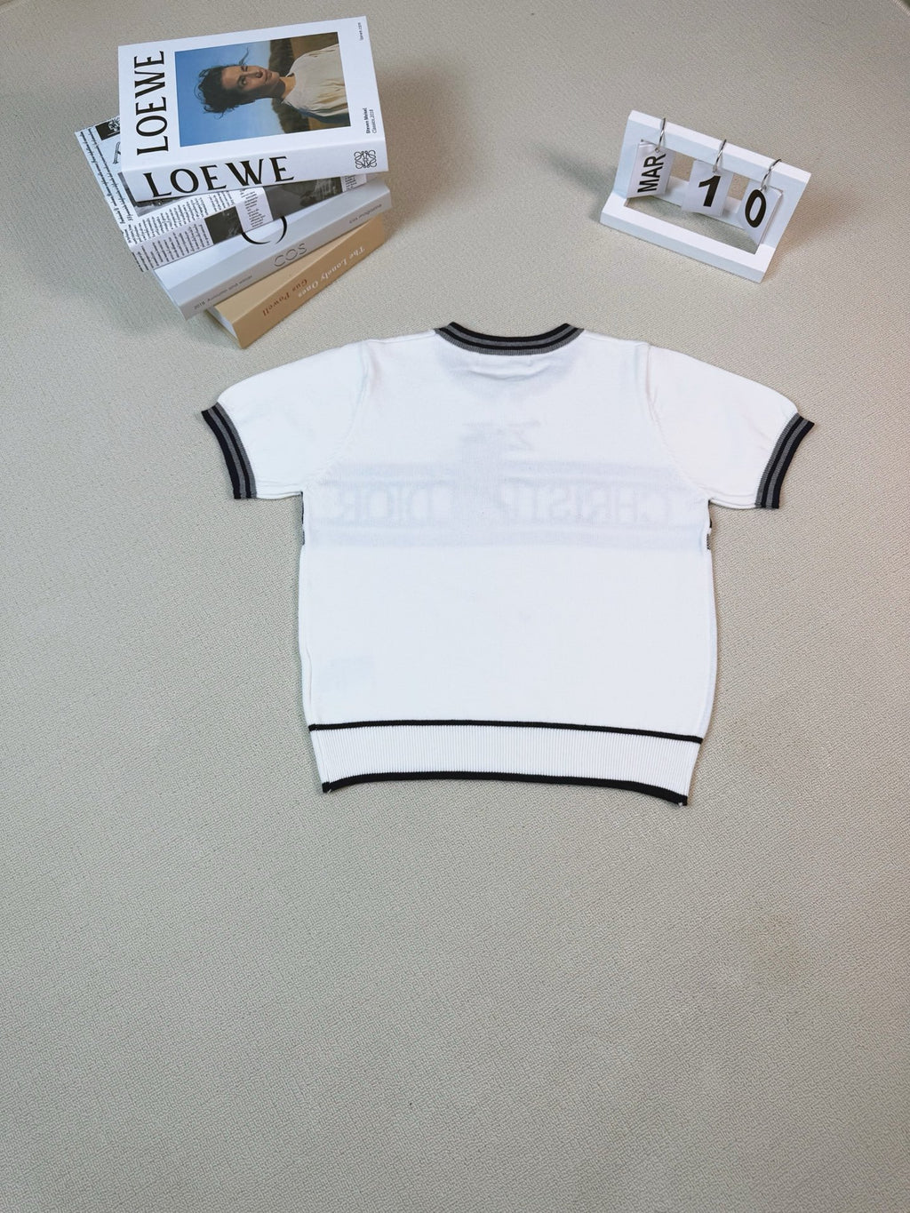 D-Spring Jacquard Knit Logo T-Shirt