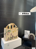 Summer Woven Tote Bag