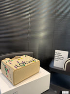 Summer Woven Tote Bag