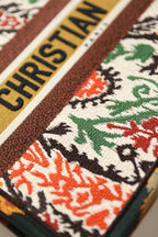 Embroidered Oblique-Style Tote