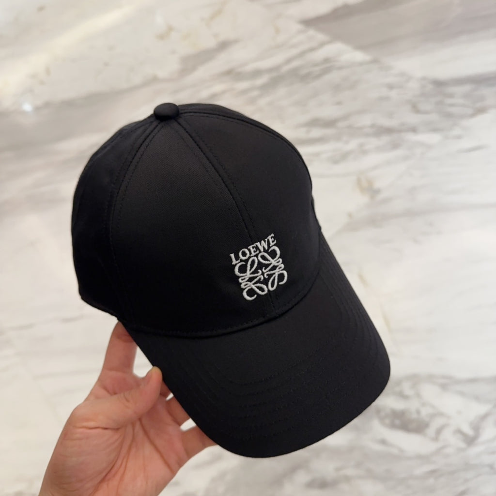 Embroidered Arch-Detail Baseball Cap