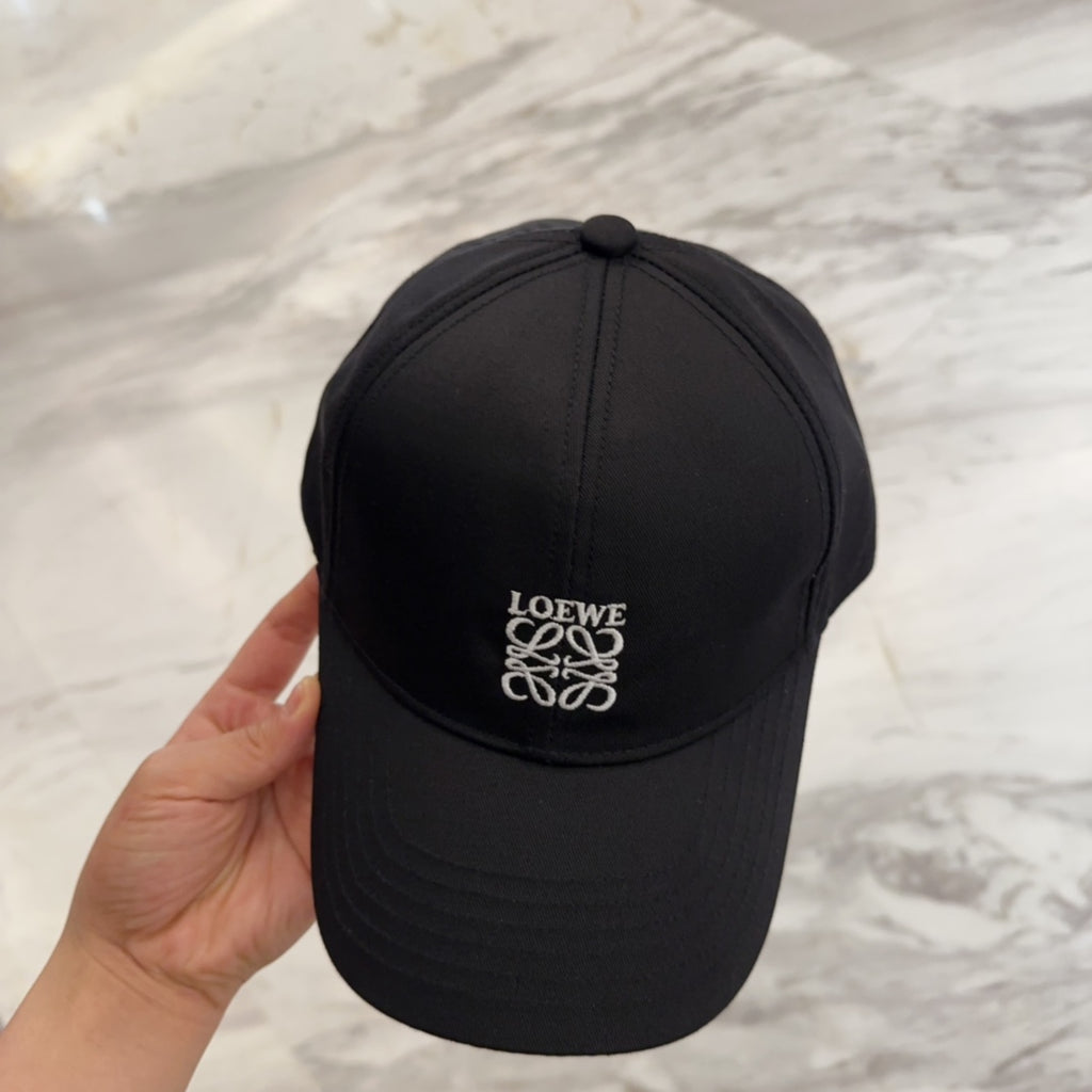 Embroidered Arch-Detail Baseball Cap