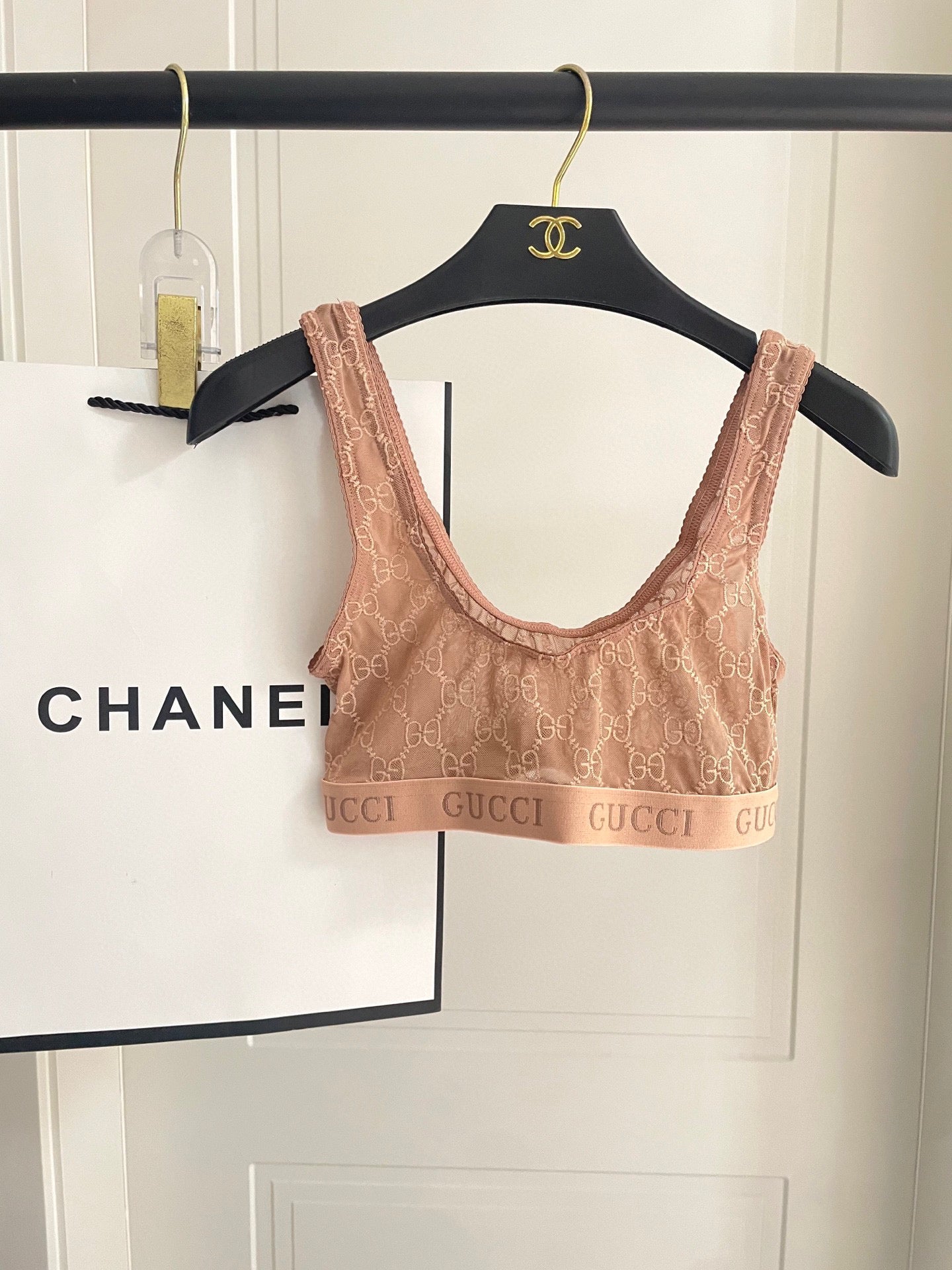 Embroidered Sheer Mesh Bodysuit – Deep V & Lace Detail