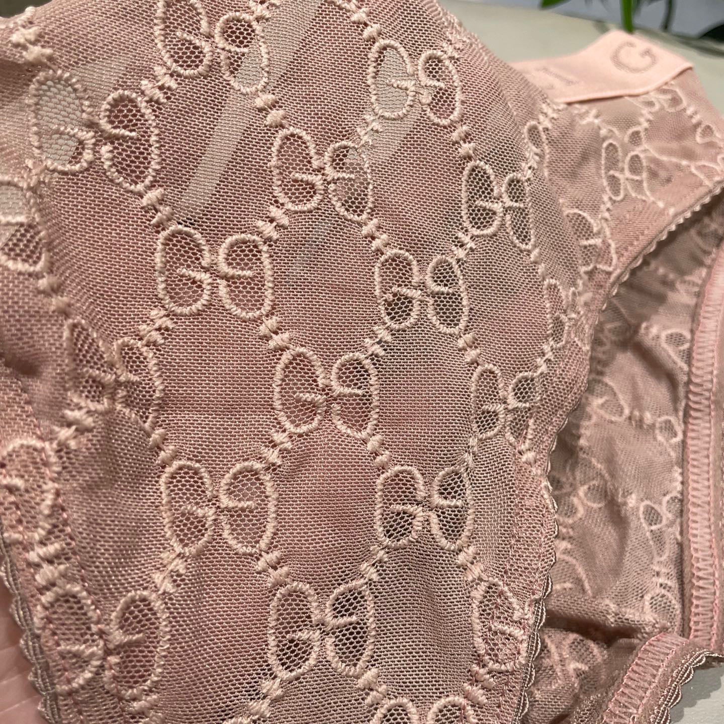 Embroidered Sheer Mesh Bodysuit – Deep V & Lace Detail