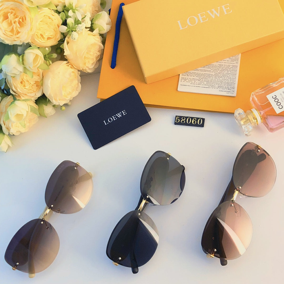 Rimless Cut-Edge Cat-Eye Sunglasses – Trendy &  Elegant