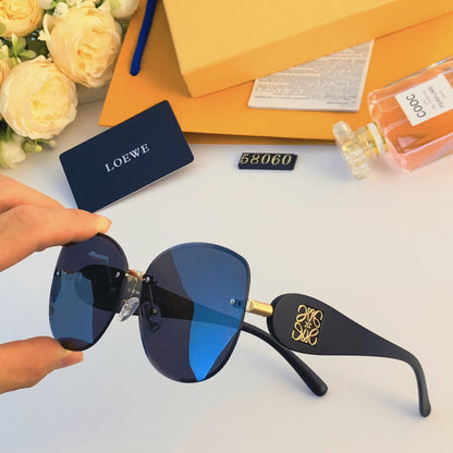 Rimless Cut-Edge Cat-Eye Sunglasses – Trendy &  Elegant