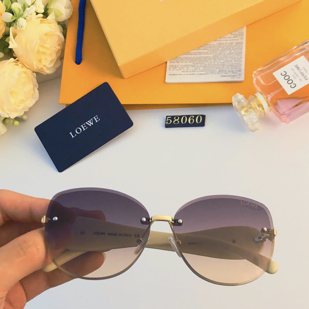 Rimless Cut-Edge Cat-Eye Sunglasses – Trendy &  Elegant