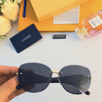 Rimless Cut-Edge Cat-Eye Sunglasses – Trendy &  Elegant