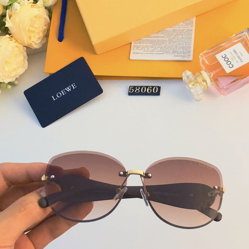 Rimless Cut-Edge Cat-Eye Sunglasses – Trendy &  Elegant