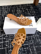 Elegant Summer Slides – Minimalist Leather Comfort