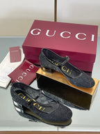 Luxury Crystal Mesh Mary Jane Flats – Early Fall 2025 Collection