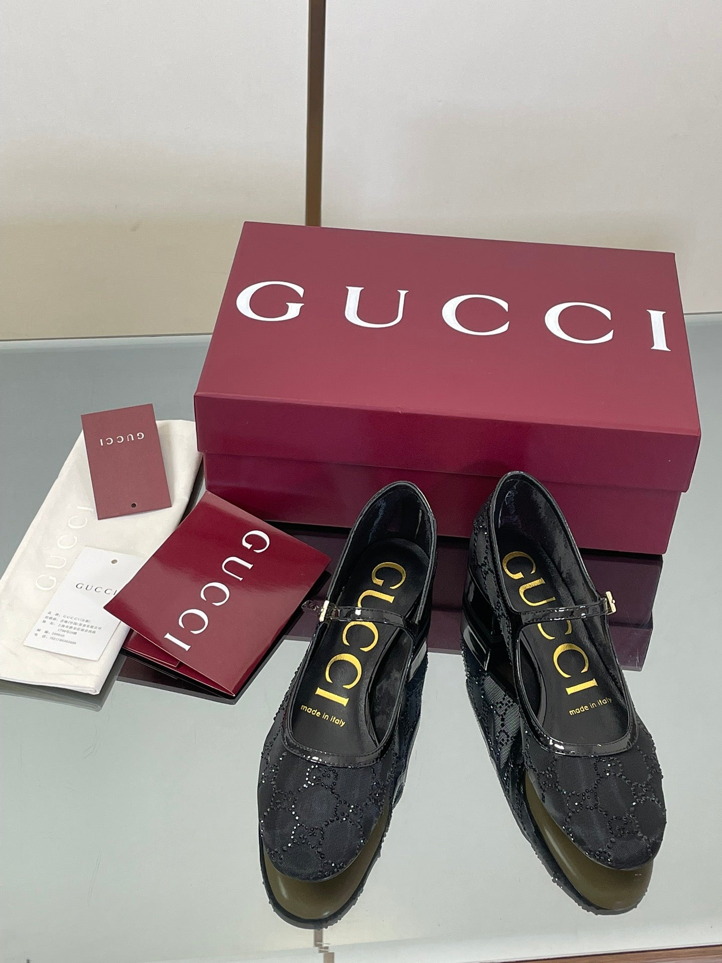 Luxury Crystal Mesh Mary Jane Flats – Early Fall 2025 Collection