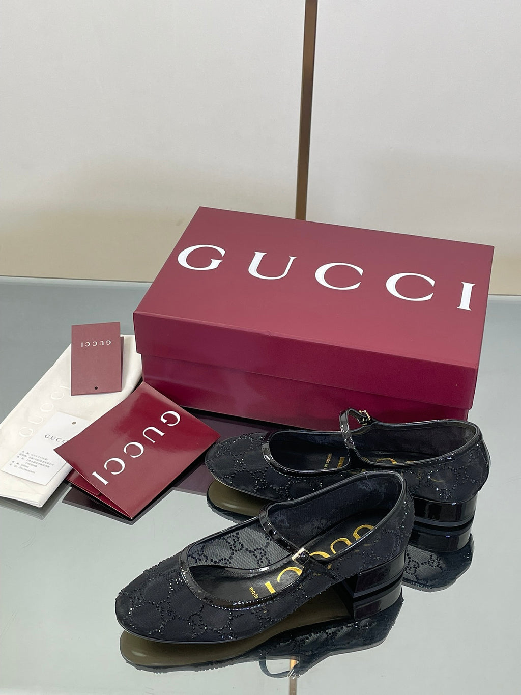 Luxury Crystal Mesh Mary Jane Flats – Early Fall 2025 Collection