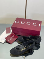 Luxury Crystal Mesh Mary Jane Flats – Early Fall 2025 Collection