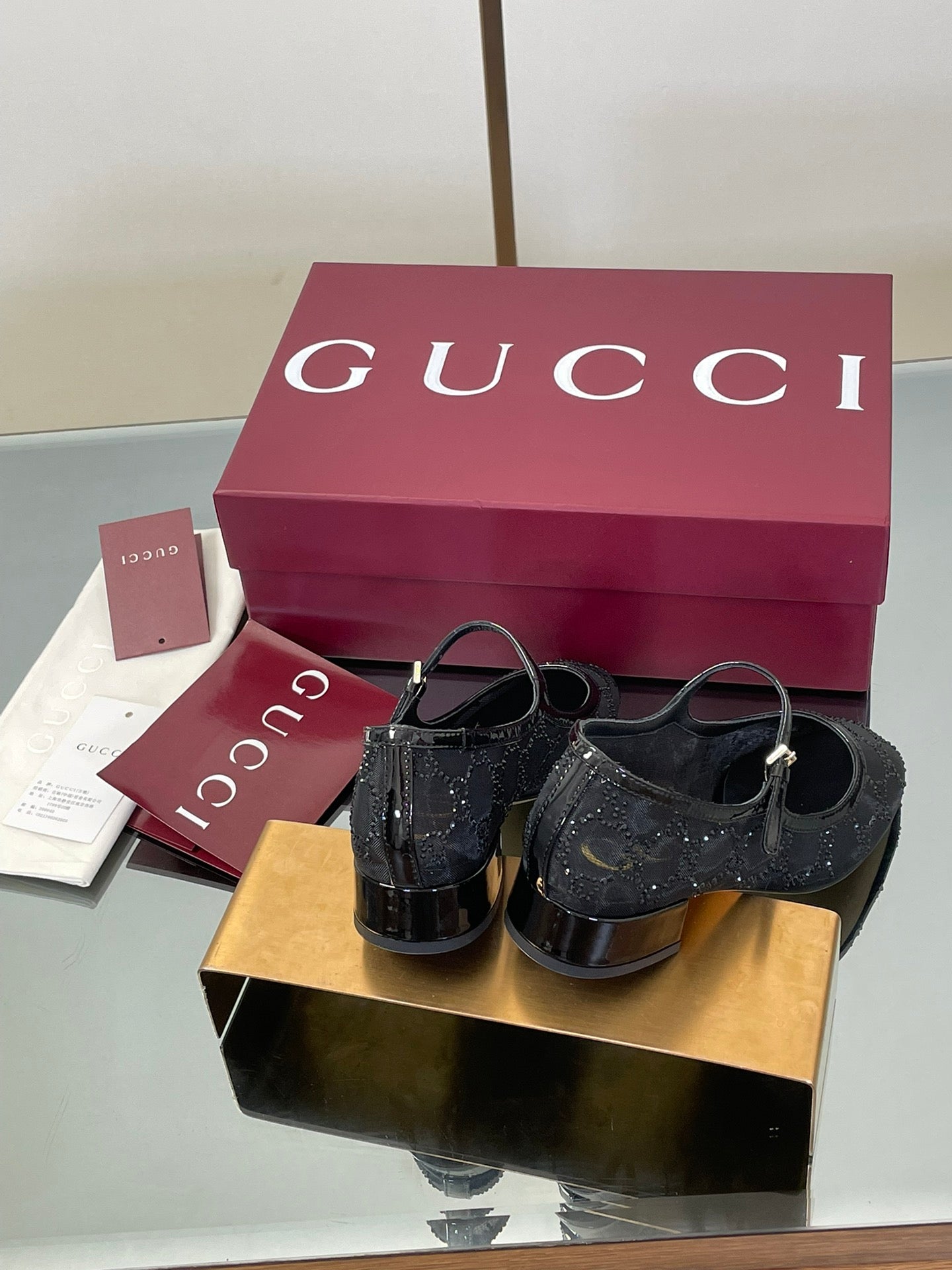 Luxury Crystal Mesh Mary Jane Flats – Early Fall 2025 Collection