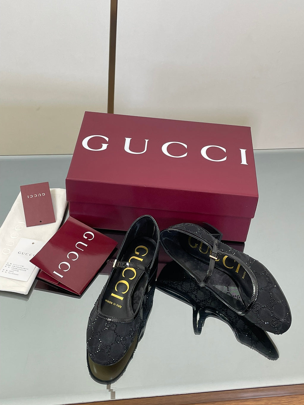 Luxury Crystal Mesh Mary Jane Flats – Early Fall 2025 Collection