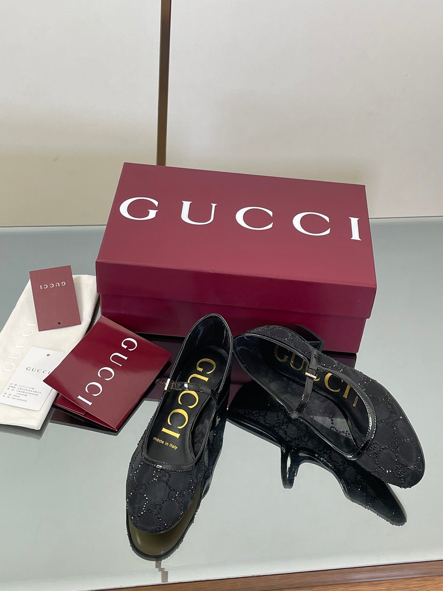 Luxury Crystal Mesh Mary Jane Flats – Early Fall 2025 Collection