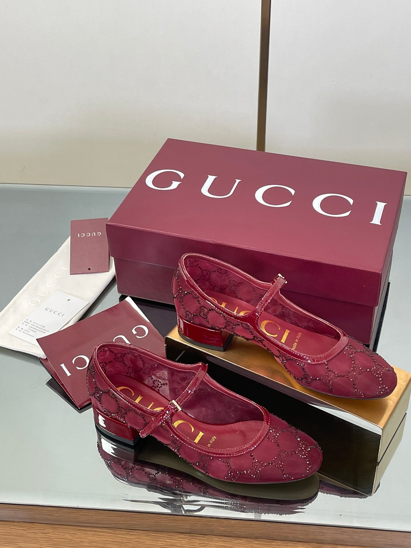 Luxury Crystal Mesh Mary Jane Flats – Early Fall 2025 Collection