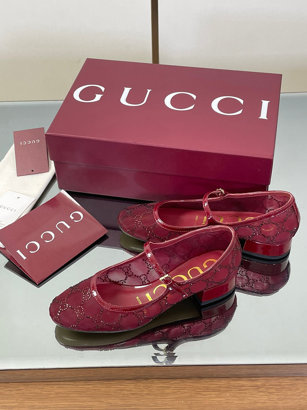 Luxury Crystal Mesh Mary Jane Flats – Early Fall 2025 Collection