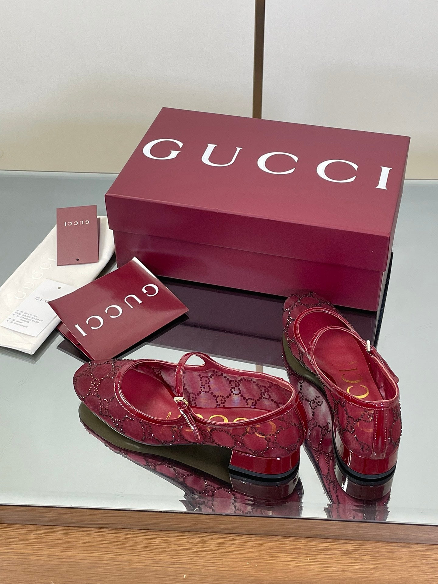 Luxury Crystal Mesh Mary Jane Flats – Early Fall 2025 Collection