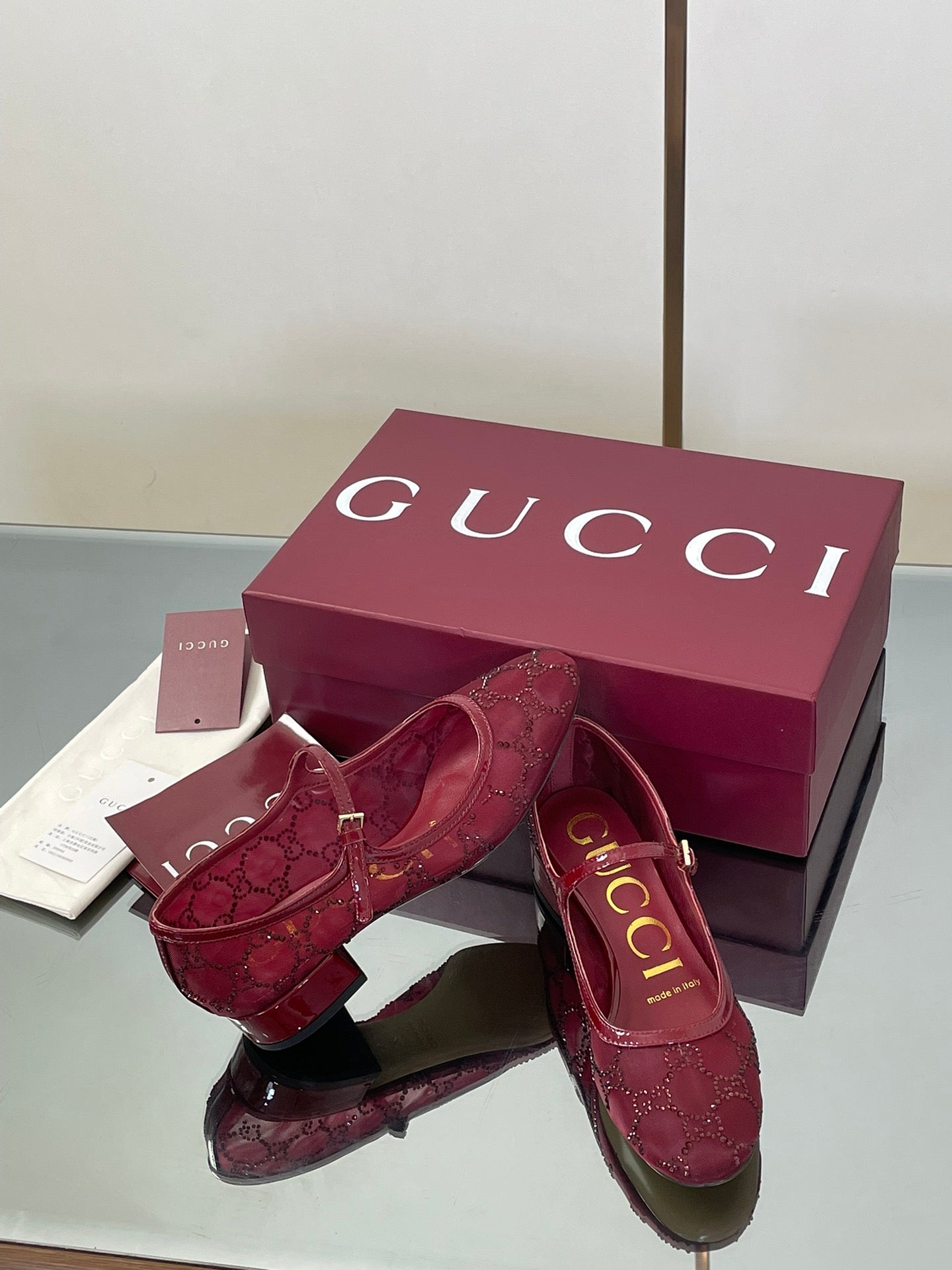 Luxury Crystal Mesh Mary Jane Flats – Early Fall 2025 Collection