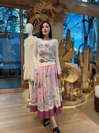 Embroidered Cashmere Knit Sweater  (Premium Quality)