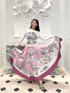 Embroidered Cashmere Knit Sweater  (Premium Quality)