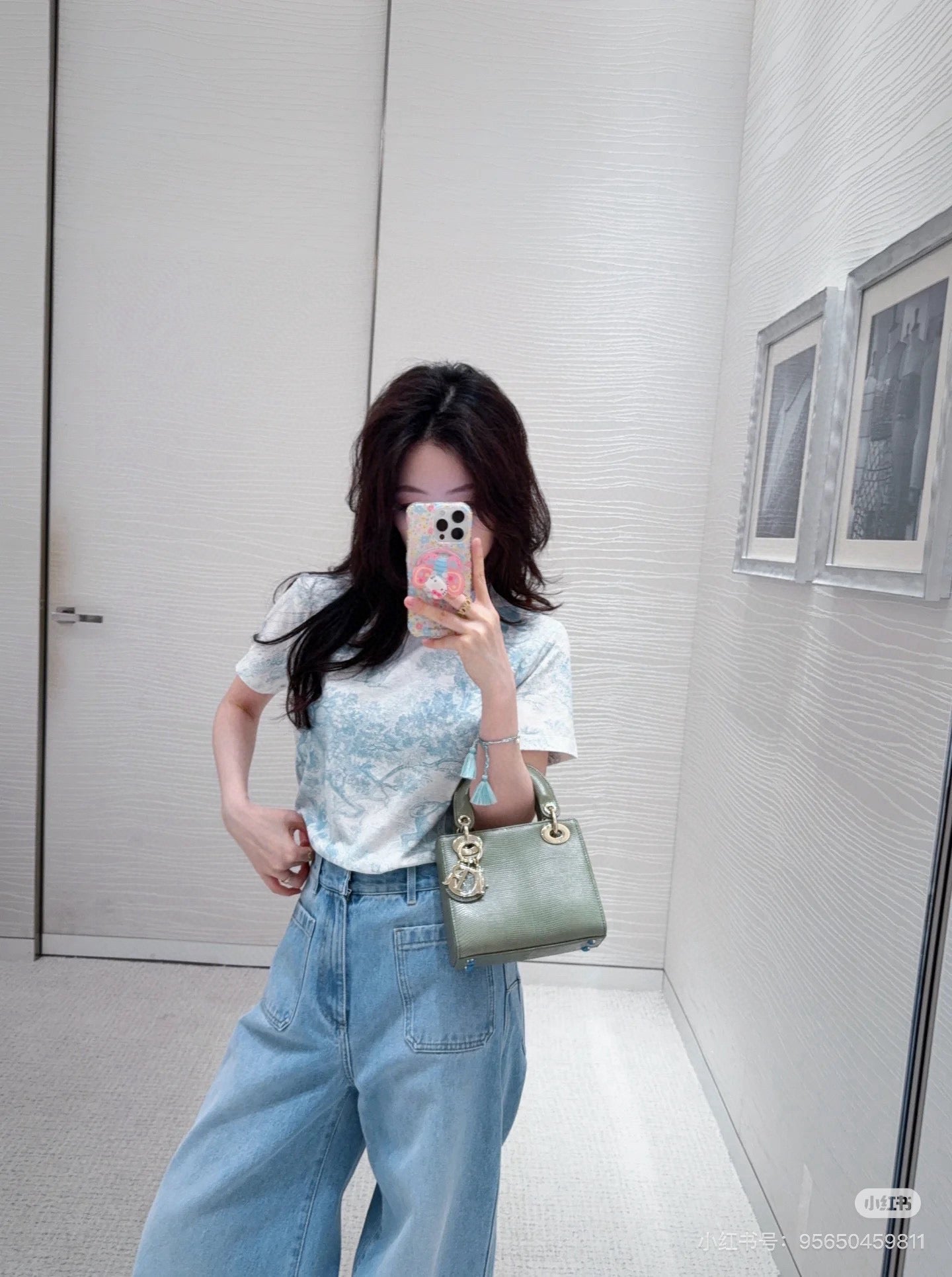 Floral Toile Knit Tee – Limited Edition