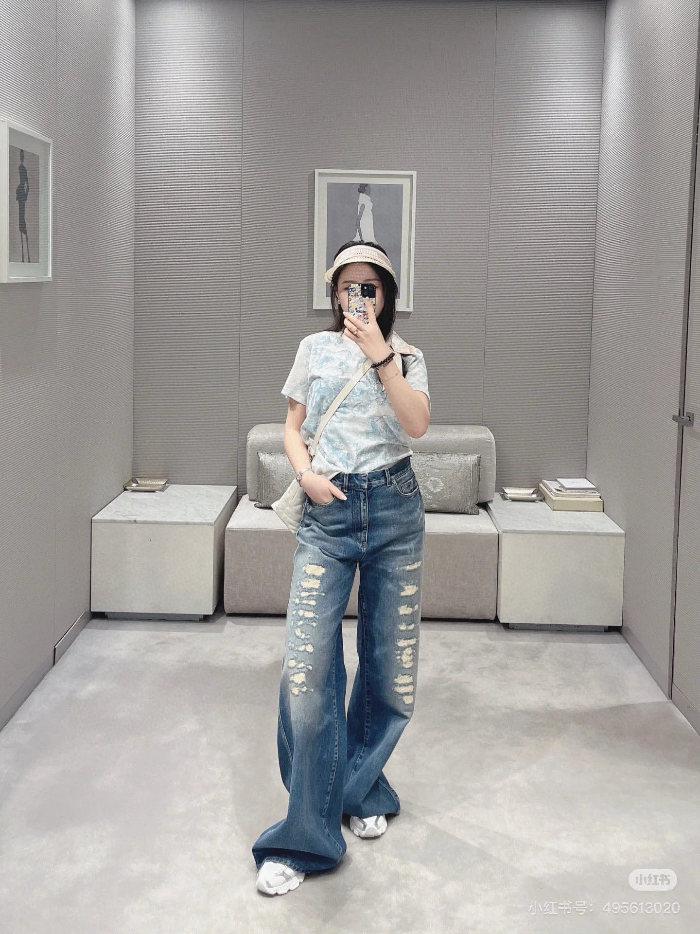 Floral Toile Knit Tee – Limited Edition