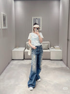 Floral Toile Knit Tee – Limited Edition