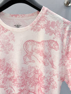 Floral Toile Knit Tee – Limited Edition