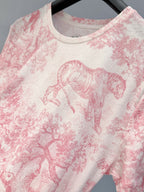 Floral Toile Knit Tee – Limited Edition