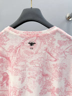 Floral Toile Knit Tee – Limited Edition