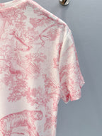 Floral Toile Knit Tee – Limited Edition