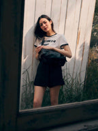 Monochrome Contrast Tee – Premium Edition