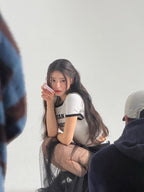 Monochrome Contrast Tee – Premium Edition